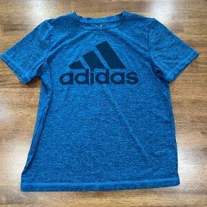 Adidas Boys Blue Athletic Shirt